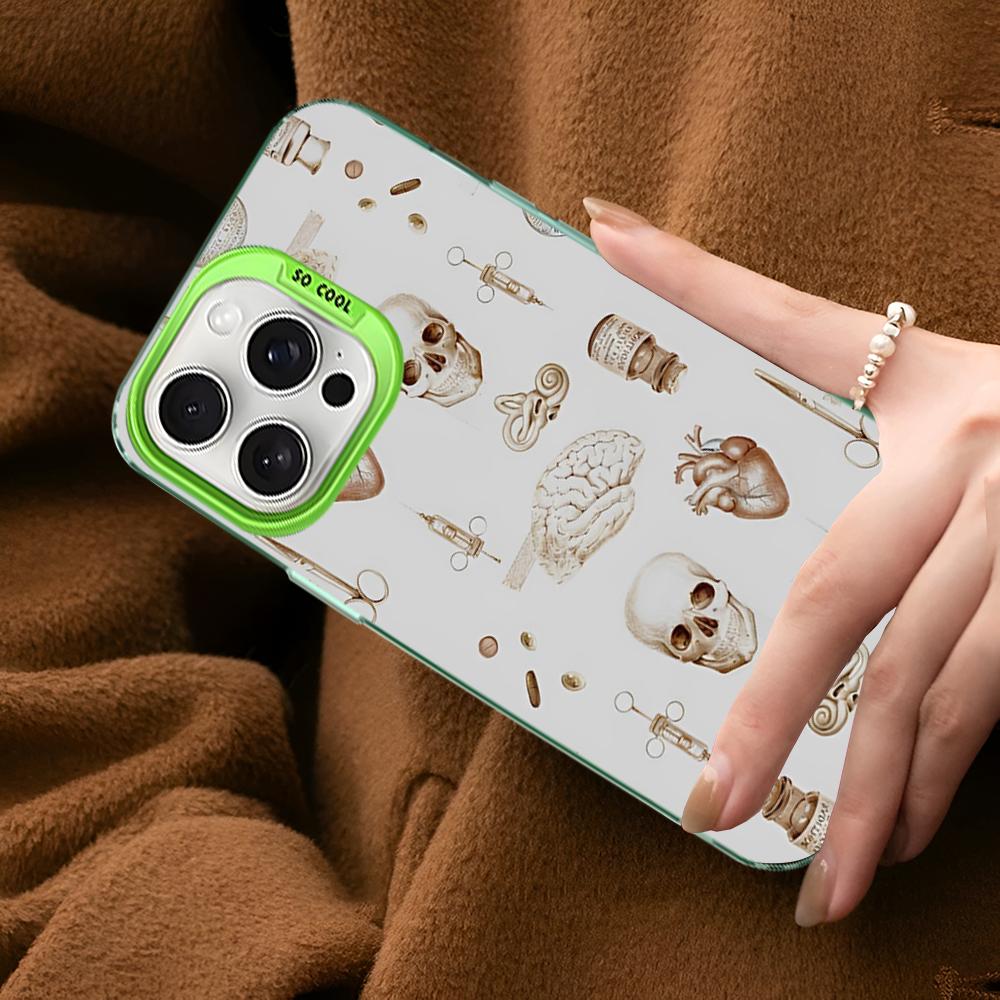Medical Human Anatomy Phone Case For IPhone 16 15 14 13 12 11 Pro Max X XR XSMAX 8 7 Plus Matte Shockproof Back Cover