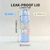 1PC Just A Girl Who Loves Her Mama Text Print 750ml Color Plastic Sports Water Bottle Leakproof Flip Straw Lid Suitable for Sports Office Home Use