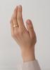 Anotherlayer Matt Band Ring - Gold (Silver925)