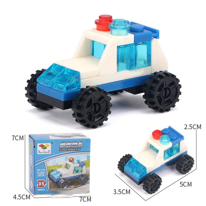 Building Blocks Engineer Truck Block Bricks Sets Educational Toys For Children Kids Gifts