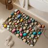 Bathroom Floor Mat Bathroom Toilet Floor Mat Door Entry Mat Carpet Toilet Absorbent Non-slip Door Mat