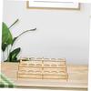 Top Quality Wooden Paint Rack Organizer for Pigment Bottles and Art Supplies Display Shelf Compact Storage for Crafting