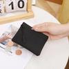 Canvas Mini Coin Purse Simple Zipper Kid Storage Pouch Money Pocket Solid Color Coin Key Bag Women Men