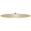 Rainfall Shower Head Stainless Steel 50 Cm Round Golden