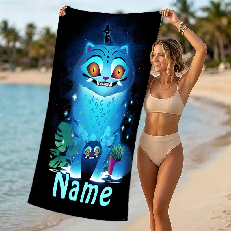 Customizable personalized beach towels Kpop Demon Hunters themed designs.Suitable for the beach, yoga, sports;ideal as beach accessories