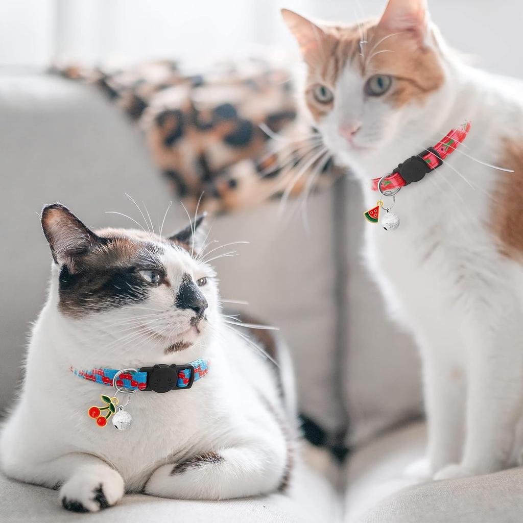 7er-Pack abtrnnige Katzenhalsbnder mit Glckchen und Fruchtanhngern,  Sicherheitshalsband fr Ktzchen, verstellbar, ideal fr Mdchen, Katzen,  Jungen, mnnliche Katzen, Heimtierbedarf, Geschenke  zu niedrigen Preisen  im Onlineshop Joom kaufen