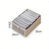 Sichtbare Kleiderschrank-Aufbewahrungsbox, Schrankschublade, Kleideraufbewahrungsbox für T-Shirts, Jeans, Unterwäsche, Hosen, Organizer-Box