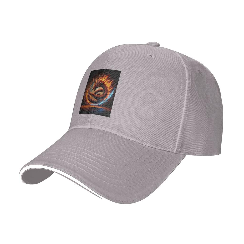 Dragon Portrait Cap Casual Baseball Caps Adjustable Hat Hip Hop Summer Unisex Baseball Hats Customizable