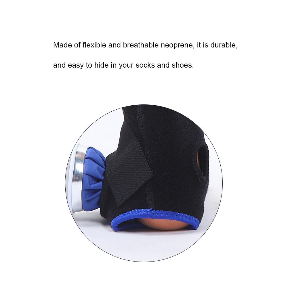 Ice / Hot Compress Cloth Pack Ankle Brace Kit Physiotherapy Blue 6 Inches Ice Bag