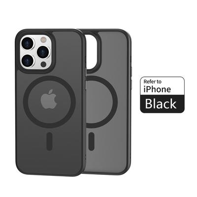 Průhledný matný magnetický kryt pro iPhone 15 14 13 12 11 Pro Max Plus pouzdra na telefon pro bezdrátové nabíjení Magsafe Kryt Příslušenství