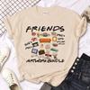T-shirt Scena Milkshake Classica di Friends, Unisex Anni '90 Sitcom Nostalgico Streetwear Tee, Top Casual a Manica Corta 100% Cotone