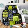 Tennis Home Customize Your Name Blankets Comfortable Soft Lightweight Allseason Multipurpose Blanket Picnic Sofa Office Bed Living Room Suitable For