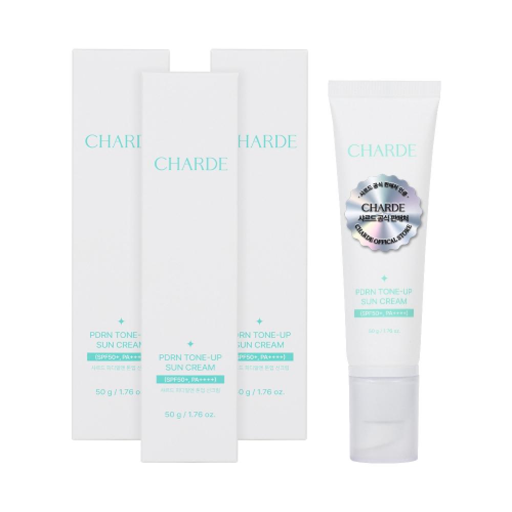 Charde [3 Pieces] Pdrn Tone Up Sunscreen NONE