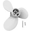 6F8-45942-01 Outboard Propeller 7 1/4 5-A Yamaha Replacement Aluminum Alloy Motor Propeller with Cotter