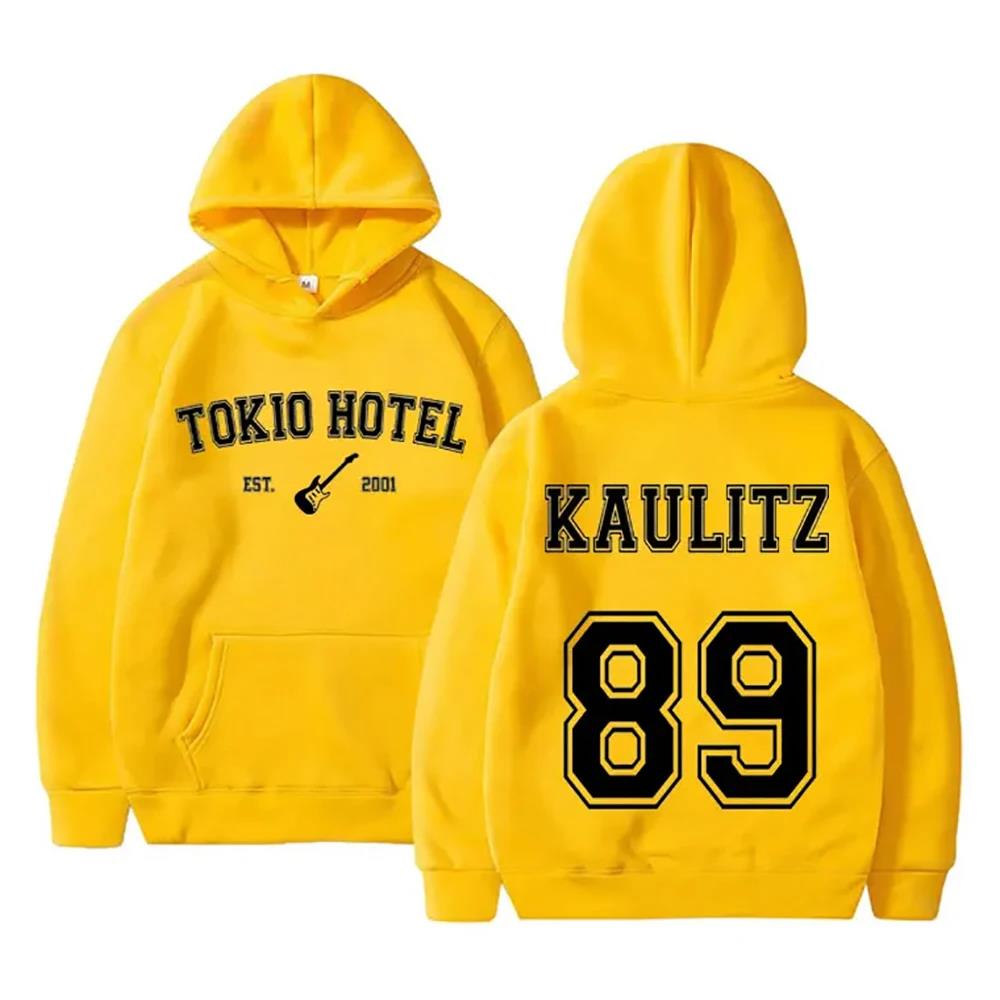 Frauen Hoodie Tokio Hotel Rock Band Rapper Kaulitz 89 Druck Herbst Frauen Hoodie Lässige Übergroße Pullover Sweatshirt Unisex Kleidung