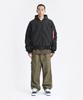 Alpha Industries Ma-1 Hooded Oxford Flight Jacket Black