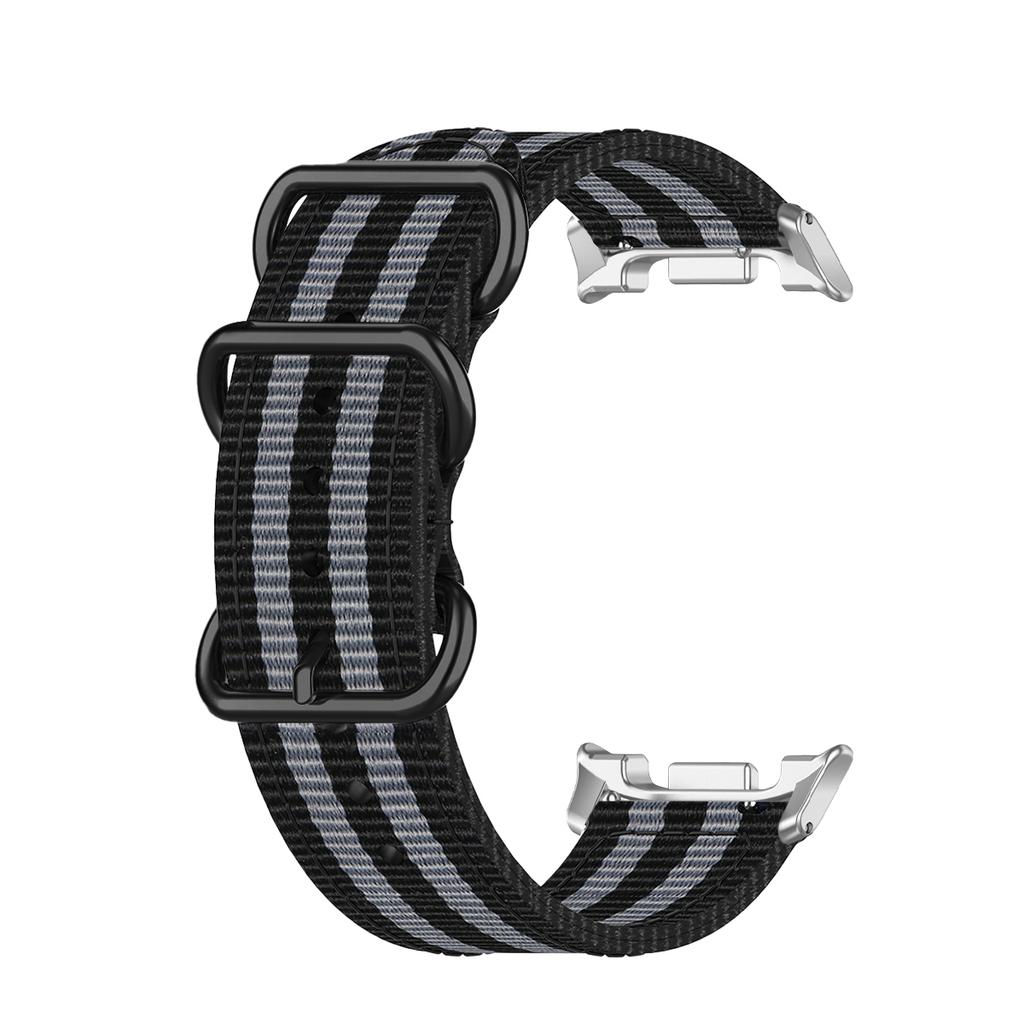 Nylon Strap for Samsung Galaxy Watch 8 40 44mm/Classic 46mm Adjustable Canva Bracelet Watchband for Galaxy Ultra2025 Accessories