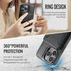 MAGKING K1 Series For iPhone 16 Pro Magnetic Case PC+TPU+PU Phone Cover with Card Holder Kickstand