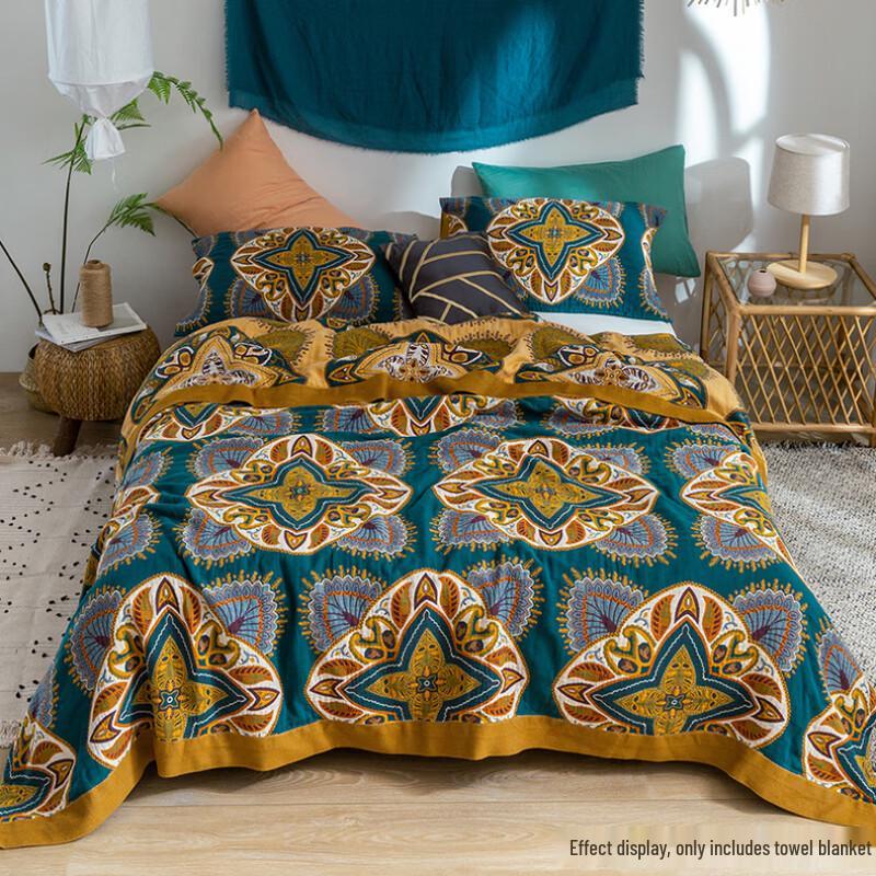 

GPPNKC Five-Layer Cotton Towel Blanket