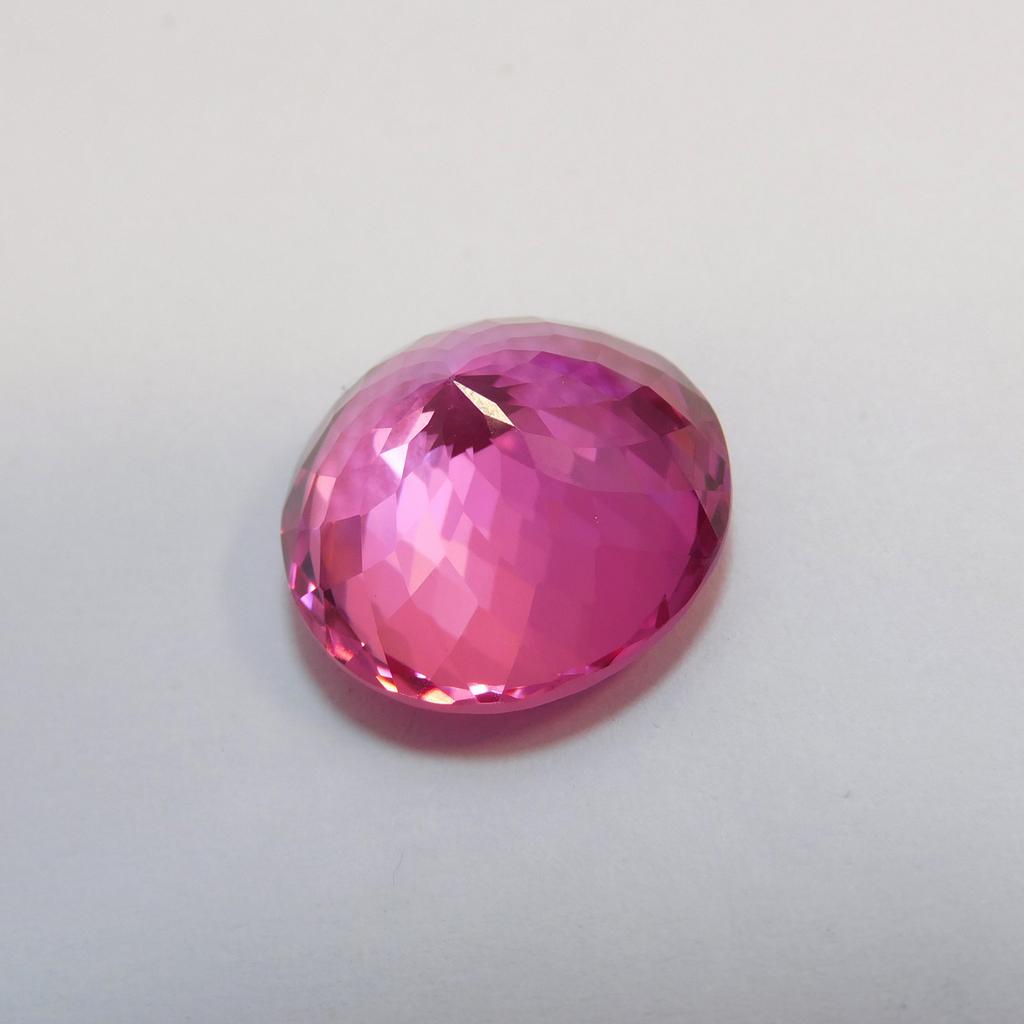 AAA+ Quality Natural Pink Sapphire Round Cut 22.20 Ct Loose Gemstone