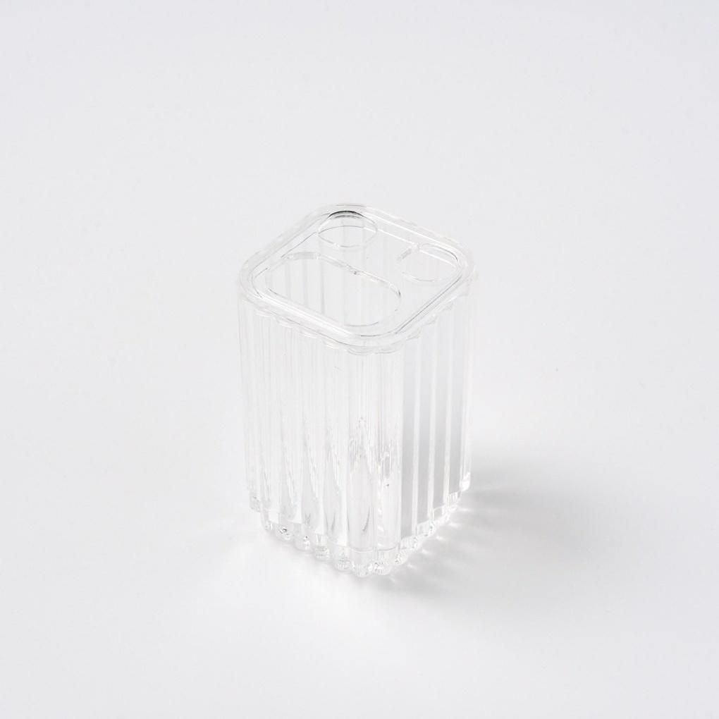 Pleated Acrylic Square Multi-Stick Holder_BG0725009