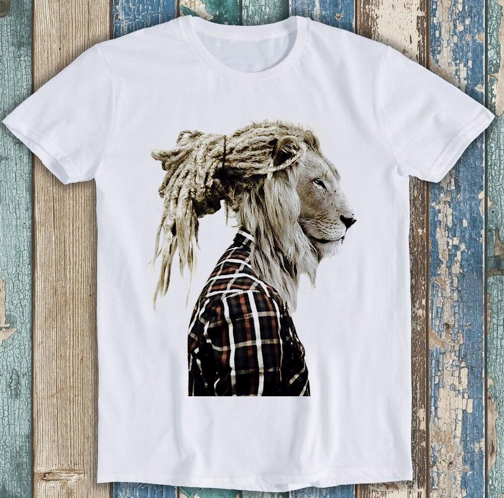 Lion Rasta Hair Jamaican Best Seller Meme Funny Gift Tee T Shirt 1953