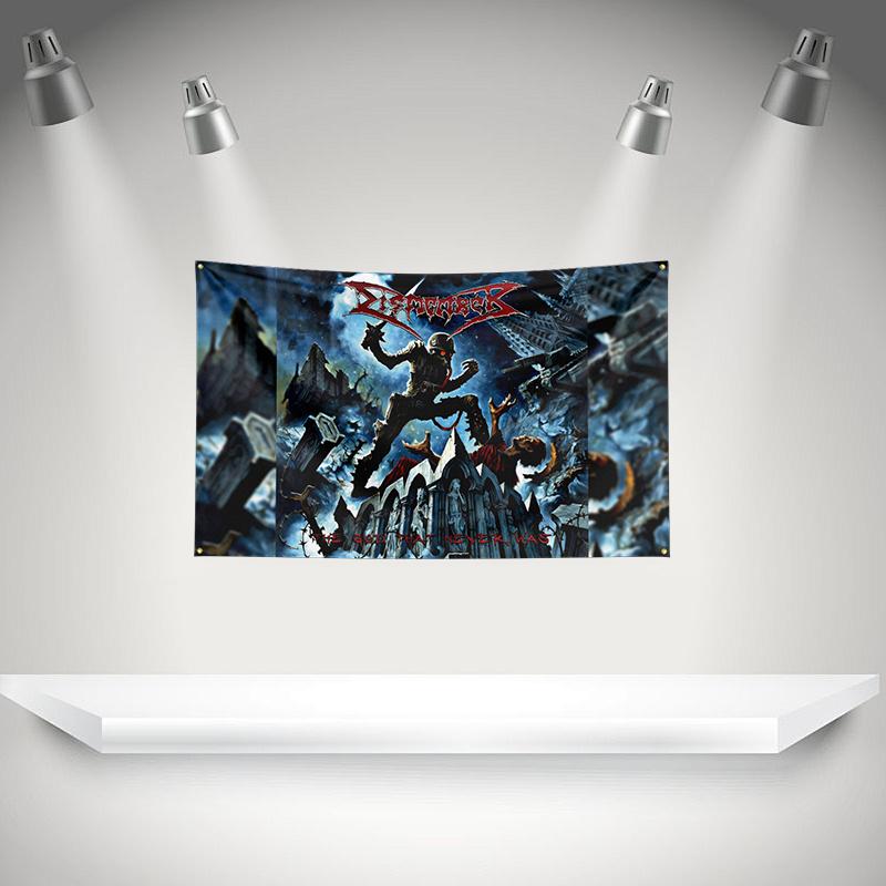 D-dismember Flag Rock Music Band Banner HD Printing Tapestry Exhibition, Music Band Fans, Garage Decor