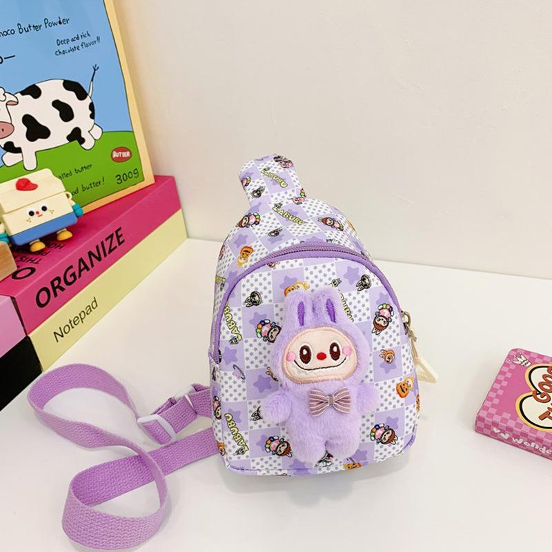 Roztomilá kreslená taštička na prsa pro malé holčičky, oblíbená Bubble Martte, dětské messenger tašky, unisex taška na drobné pro kluky a holky do školky, dětský překvapivý dárek k svátku