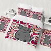 Cute Cats Duvet Cover Cartoon Bedding Set Children Bedroom Decoration Gift Single Easter Independence Day Christmas Halloween