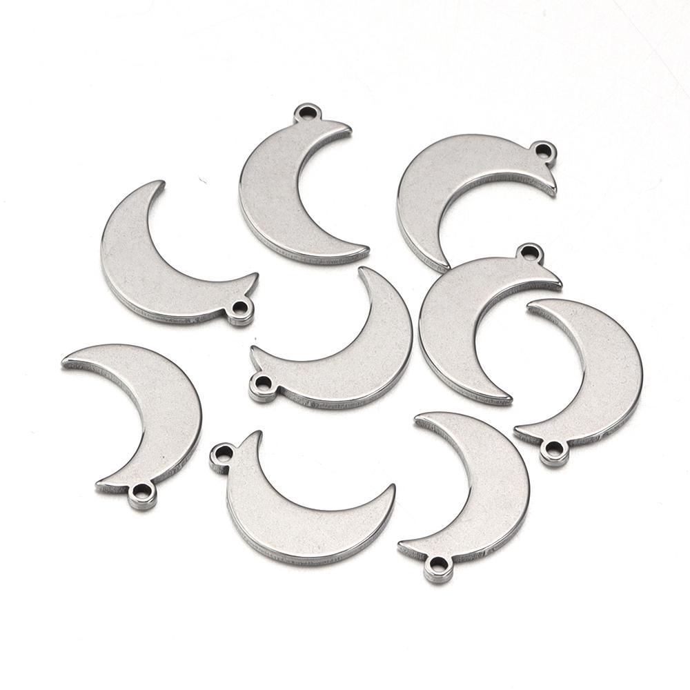 10pcs/lot Stainless Steel Charms Steel Color Pendants Butterfly Tree Heart Charms DIY Lucky Necklace Bracelet Jewelry Making