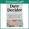 Date Card Decider Game With Scratch Off Challenges For Relationship Couples