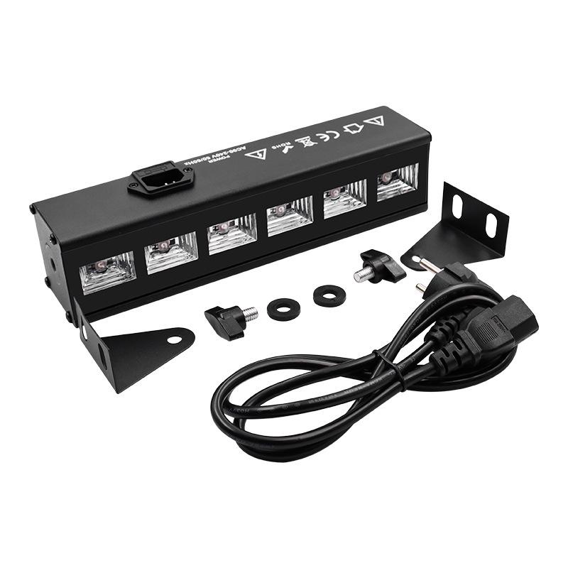 LED UV Stage Light: Sound-Activated Purple Wall Washer Decoration Spotlight