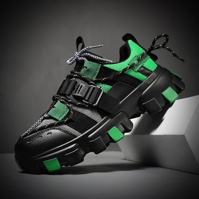 2024 Nuove Scarpe da Uomo Sneaker Chunky Mesh Traspirante Scarpe Sportive Casual Tendenza Giovanile Aumento di Altezza Scarpe da Papà