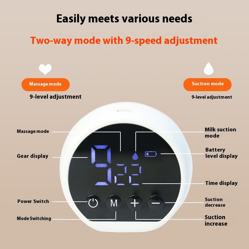 Integrated Breast Pump Unilateral Electric Massage Automatic Large Suction Breast Collector Painless New Milk Collector