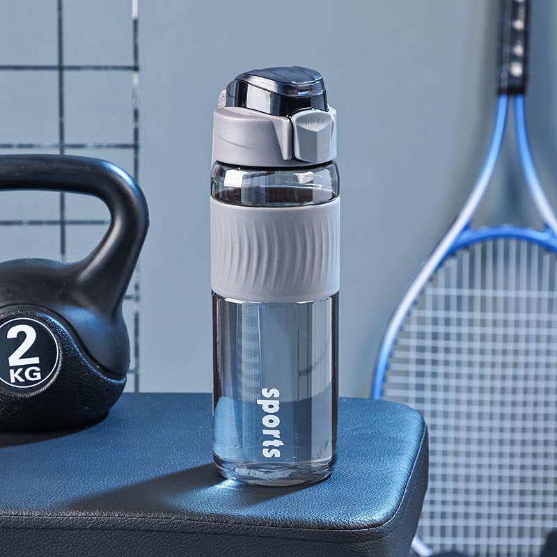 

Пластиковая чашка для воды, большая емкость, студенческая спортивная чашка, пищевая мужская и женская красивая автомобильная уличная специальная спортивная бутылка 700ml