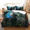 Lyw3D Digital Printing Diy Quilt Set Three-Piece Set European And American Bedding Three-Piece Set