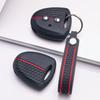 Key Shell Cover for Toyota Hilux Yaris Corolla Rav4 Vigo Vitz Echo Old with Keychain Anti-Scratch Guard Shockproof Protection Soft Grip Texture
