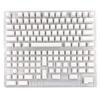 137PCS Keycaps CherryProfile PBT Minimalist White Keycaps for Mechanical Keyboard Minimalistic Blank Keycaps