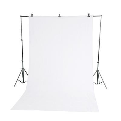 Backdrop Stand, Sturdy Photo Studio Background Kit, Portable Photography Backdrop Kit for Video Studio, Parties, with 3-Piece Background, 3-Piece Bott