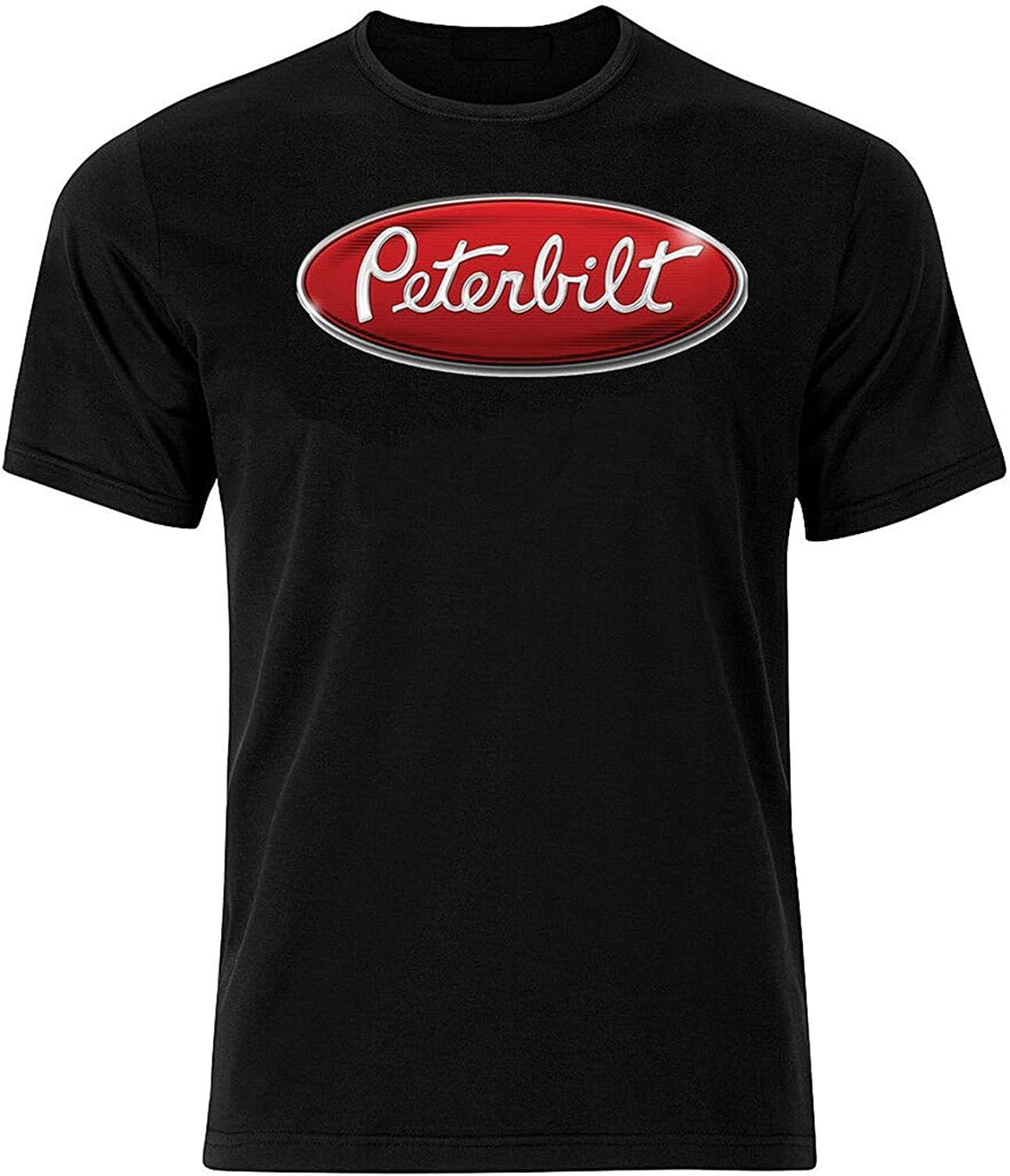 Peterbilt Logo - Graphic Cotton T Shirt Black L 4XL