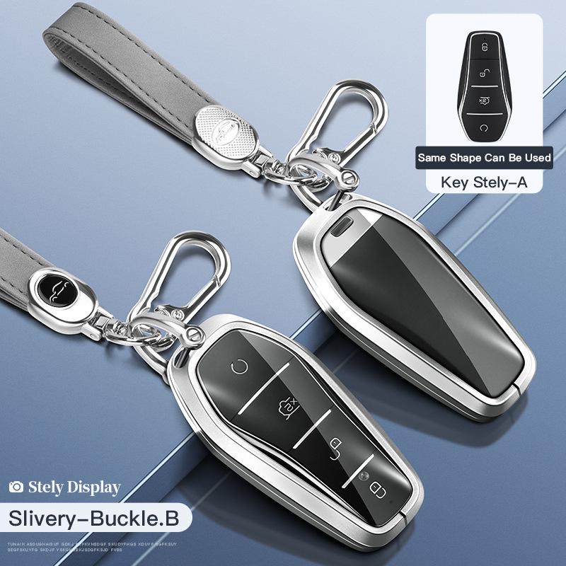 BYD Key Case for Tang DM/MAX/Song Pro/Qin PLUS/Yuan Cars - Full Wrap Shell Buckle