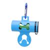 Dog Poop Bag Dispenser Dog Poop Waste Bag Holder Dispenser with Metal Carabiner and 1 Roll of Waste