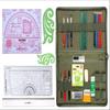 Topographical Mapping Tool Kit with Tactical Ruler