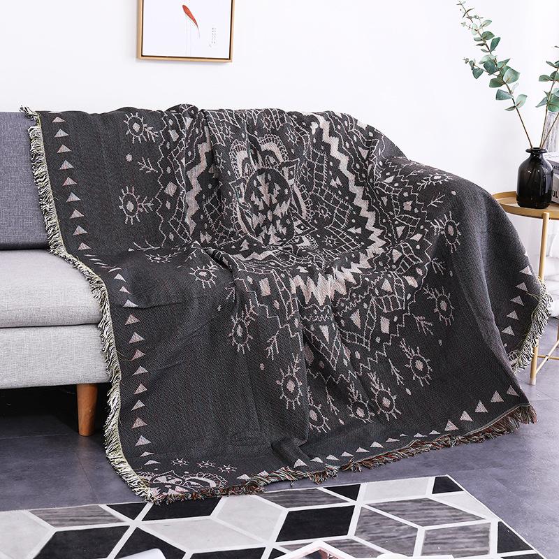 Double-sided Blanket, Mandala, Nap Blanket, Sofa Throw, Multipurpose, Bedroom