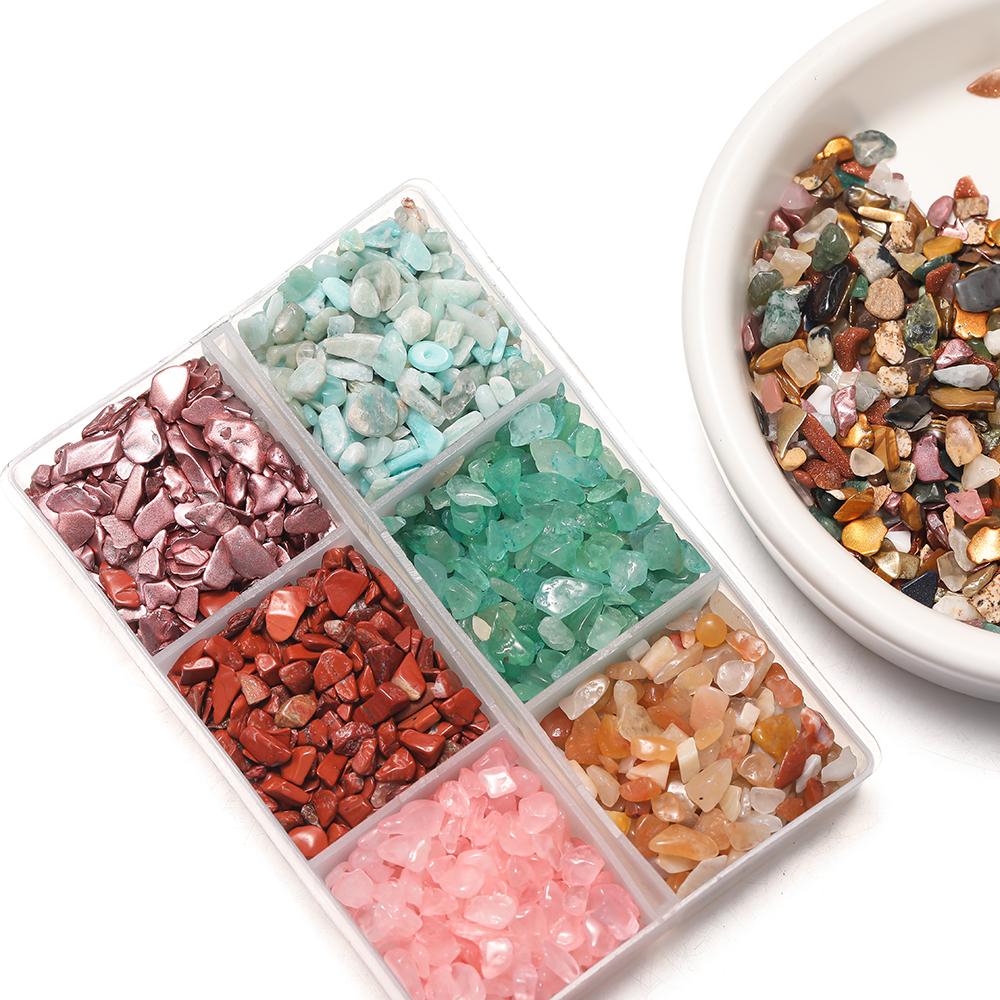 20/50g Pietre Naturali Frantumate Cristalli Irregolari Ghiaia Riempimento per Creazione Gioielli Fai da Te Artigianato per la Casa Riempitivo Decorativo per Unghie