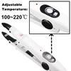 25W Weiß Professionell Variable Konstante Hitze FLACHE PLATTE Fusions Haarverlängerung Keratin Bonding Salonwerkzeug Hitzestab Weiß 250V