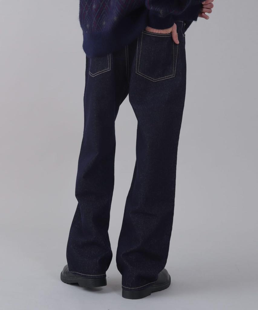 WEGO Straight Denim Size Denim Indigo Men's Pants, Small,