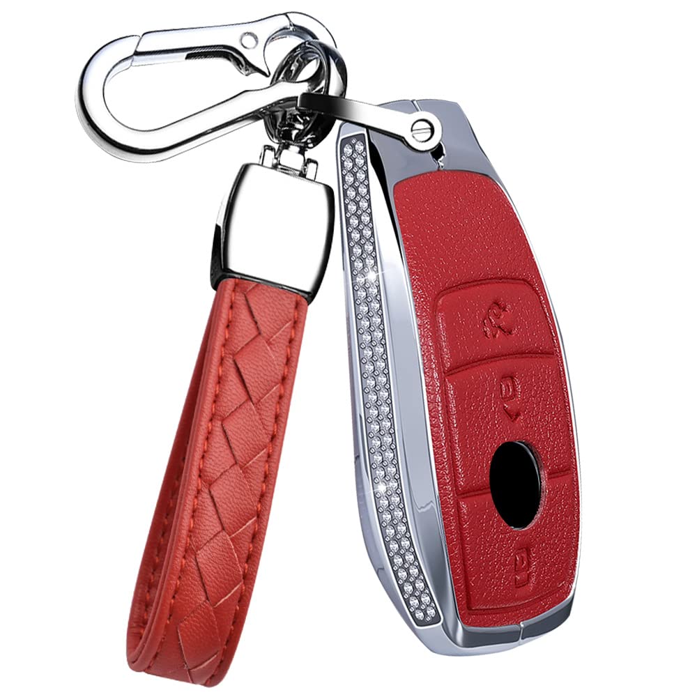 [TECART] Mercedes Exclusive Key Case Key Cover Mercedes Benz Key красный