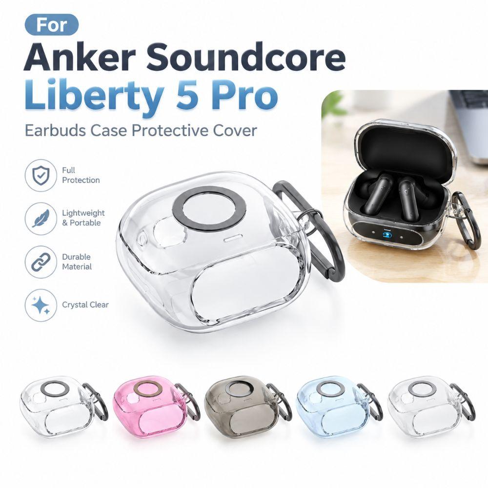 Lightweight Earphone Protective Cover for for Anker Soundcore Liberty 5Pro For Travel