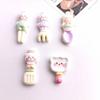 Handmade Cartoon Animal Tableware DIY Resin Ornament Pack